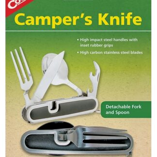 Coghlan's 8252 Camper's Knife, Rubber/Steel Handle