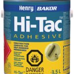 Henry Hi-Tac BK103658 Primer, Yellow, 3.5 L Pail