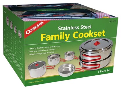 Coghlan's 1814 Cook Set, Stainless Steel, Swing-Out Handle