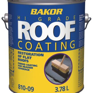 Henry BAKOR Series BK81009660 Roof Coating, Black, 1 gal Pail, Liquid Sells in Quantity of 4