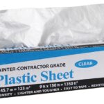 Inteplast Group Cover-Its 304-00 Drop Sheet, 150 ft L, 9 ft W, Polyethylene, Clear