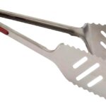 GrillPro 40240 Turner/Tong Combination, 16 in L, Stainless Steel, Silver