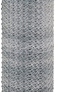 Rangemaster 6026 Poultry Net, 50 ft L, 36 in W, 20 Gauge, Hexagonal Mesh, 2 in Mesh, Galvanized Steel