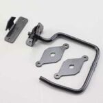 Onward 308FBR Pool and Patio Latch, Steel, Black