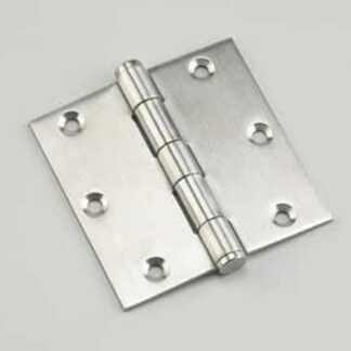 Onward 829FBR Butt Hinge, 4 in H Frame Leaf, 3/32 in Thick Frame Leaf, Steel, Black, Removable Pin