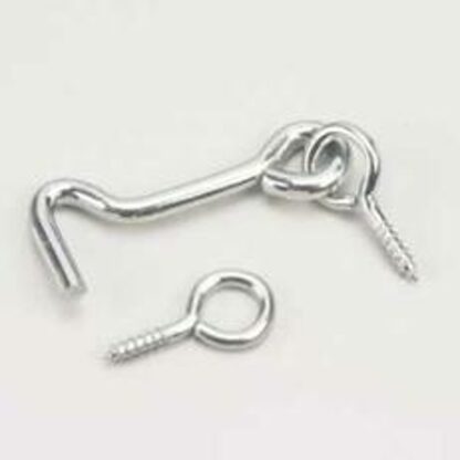 Onward 142XV Gate Hook and Eye, Steel, Zinc, 2/BAG