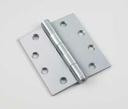 Onward 3823BCB Plain Bearing Butt Hinge, 4-1/2 in H Frame Leaf, 1/8 in Thick Frame Leaf, Steel, Brushed Chrome, 75 lb