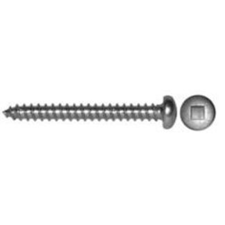 Reliable PKAS10212MR Screw, #10-12 Thread, 2-1/2 in L, Full Thread, Pan Head, Square Drive, Self-Tapping, Type A Point Sells in Quantity of 5