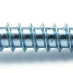 Reliable HLZ14512L Lag Screw, 1/4-10 Thread, 5-1/2 in OAL, A Grade, Steel, Zinc