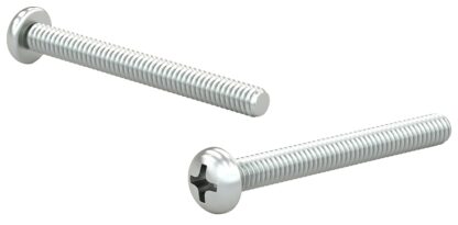 Reliable PPMZM625MR Machine Screw, M6 Thread, 25 mm L, Full, Metric Thread, Pan Head, Phillips Drive, Type B Point, Zinc