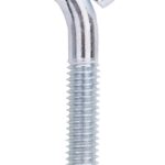 ProSource LR278 Eye Bolt, 8 mm Thread, Machine Thread, 2-1/4 in L Thread, 1-1/4 in Dia Eye, 209 lb Working Load, Steel Sells in Quantity of 10