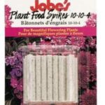 Jobes 05201CN Flowering Plant Food, 1.4 oz, Spike, 10-10-4 N-P-K Ratio