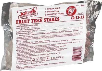 Jobes 02012 Fertilizer Spike, Bag, Red to Pink, Solid