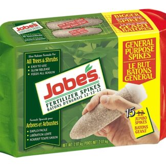 Jobes 01613CN Tree and Shrub Fertilizer, Spike, 11-3-4 N-P-K Ratio