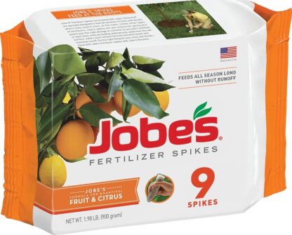 Jobes 01312CN Fertilizer, Spike, 8-11-11 N-P-K Ratio