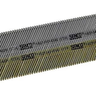 SENCO A302500 Finish Nail, 2-1/2 in L, 15 Gauge, Steel, Bright Basic, Brad Head, Smooth Shank