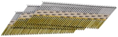 Senco G524APBXN Collated Nail, Paper Tape Collation, 2-3/8 in L, Steel, Bright Basic, Full Round Head