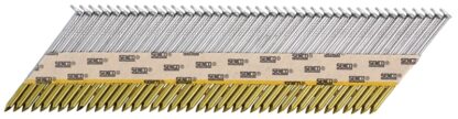 SENCO G624APBXN Collated Nail, 2-3/8 in L, Bright Basic, Full Round Head, Ring Shank