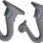 Landscapers Select GB0423L Ceiling Hook, 1-17/32 in H, Zinc, White, Ceiling Mount Mounting