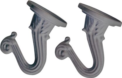 Landscapers Select GB0423L Ceiling Hook, 1-17/32 in H, Zinc, White, Ceiling Mount Mounting