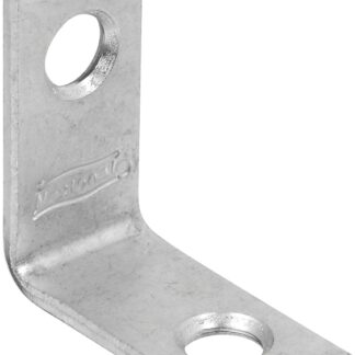 National Hardware 115BC Series N266-270 Corner Brace, 1 in L, 1/2 in W, 1.07 in H, Steel, Zinc, 0.07 Thick Material Sells in Quantity of 40