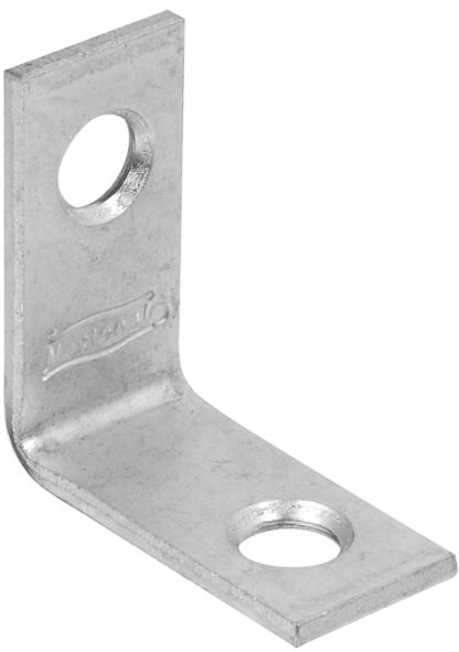 National Hardware 115BC Series N266-270 Corner Brace, 1 in L, 1/2 in W, 1.07 in H, Steel, Zinc, 0.07 Thick Material Sells in Quantity of 40