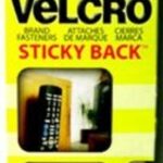 VELCRO Brand 90678 Hook and Loop Sticky Back Tape, 3/4 in W, 5 ft L, White