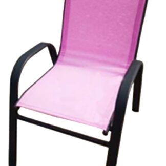 Seasonal Trends 50482 Kiddy Stack Chair, 2 to 6 years, Bright Pink, 23.03 in OAH