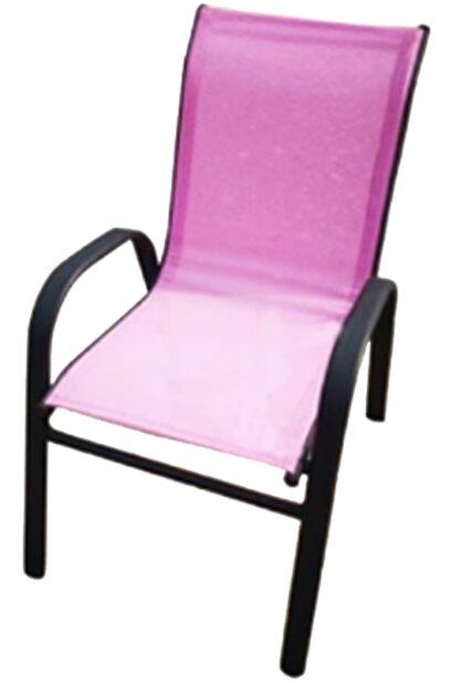 Seasonal Trends 50482 Kiddy Stack Chair, 2 to 6 years, Bright Pink, 23.03 in OAH