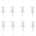 ProSource PH-122262-PS Push Pin, 23 mm L, Plastic, Clear, Round Head