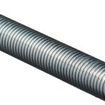 Stanley Hardware N179-572 Threaded Rod, 1-8 Thread, 36 in L, A Grade, Steel, Zinc, UNC Thread