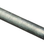 Stanley Hardware N179-531 Threaded Rod, 1/2-13 Thread, 36 in L, A Grade, Steel, Zinc, UNC Thread