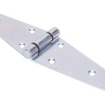 ProSource HSH-Z06-013L Strap Hinge, 2.6 mm Thick Leaf, Steel, 180 Range of Motion Sells in Quantity of 10