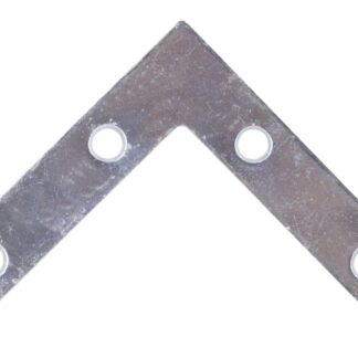 ProSource FC-Z025-01-3L Corner Brace, 2-1/2 in L, 2-1/2 in W, 1.5 mm Thick, Steel, Silver, Zinc Sells in Quantity of 20