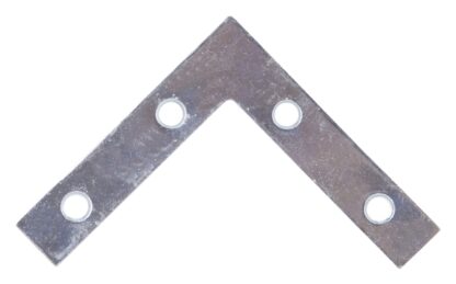 ProSource FC-Z025-01-3L Corner Brace, 2-1/2 in L, 2-1/2 in W, 1.5 mm Thick, Steel, Silver, Zinc Sells in Quantity of 20