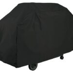 GrillPro 50365 Deluxe BBQ Grill Cover, 65 in W, 24 in D, 40 in H, PEVA/Polyester/PVC, Black