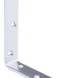 ProSource CB-Z05-013L Corner Brace, 5 in L, 5 in W, 1 in H, Steel, Zinc-Plated, 4 mm Thick Material Sells in Quantity of 10