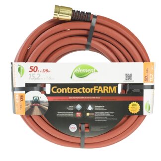 SWAN Element ContractorFARM ELCF58050 Water Hose, 50 ft L, Red