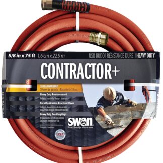 SWAN SNCG58075 Garden Hose, 75 ft L