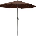 Seasonal Trends 60037 Crank Umbrella, 92.9 in H, 107.9 in W Canopy, 107.9 in L Canopy, Round Canopy, Steel Frame