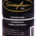 Stringliner Pro Series 35103 Construction Line, #18 Dia, 270 ft L, 165 lb Working Load, Nylon, White