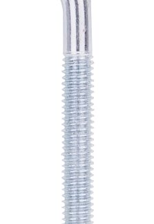 ProSource LR279 Eye Bolt, 7.8 mm Thread, Machine Thread, 3 in L Thread, 1-5/16 in Dia Eye, 222 lb Working Load, Steel Sells in Quantity of 10