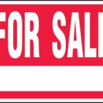 Hy-Ko RS-604 Real Estate Sign, For Sale, White Legend, Plastic, 24 in W x 18 in H Dimensions Sells in Quantity of 5