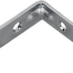 ProSource CB-Z015-013L Corner Brace, 1-1/2 in L, 1-1/2 in W, 1/2 in H, Steel, Zinc-Plated, 1.8 mm Thick Material Sells in Quantity of 25