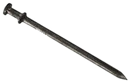 ProFIT 0077195 Scaffold Nail, 16D, 3 in L, Steel, Brite, Duplex Head, Round, Smooth Shank, 5 lb