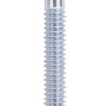 ProSource LR273 Eye Bolt, 6 mm Thread, Machine Thread, 3 in L Thread, 31/32 in Dia Eye, 143 lb Working Load, Steel, Zinc Sells in Quantity of 20