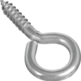 National Hardware 2016BC Series N220-459 Screw Eye, #2, 1.12 in L Thread, 2.62 in OAL, Stainless Steel