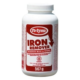 Ro-tyme 77602 Iron Remover, Granular, White Sells in Quantity of 12