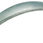 Amerock Inspirations Series BP1590WN Cabinet Pull, 5-1/2 in L Handle, 1 in Projection, Zinc, Weathered Nickel