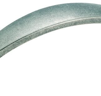 Amerock Inspirations Series BP1590WN Cabinet Pull, 5-1/2 in L Handle, 1 in Projection, Zinc, Weathered Nickel